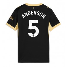 Manchester City Elliot Anderson #5 Bortatröja Dam 2026-27 Korta ärmar